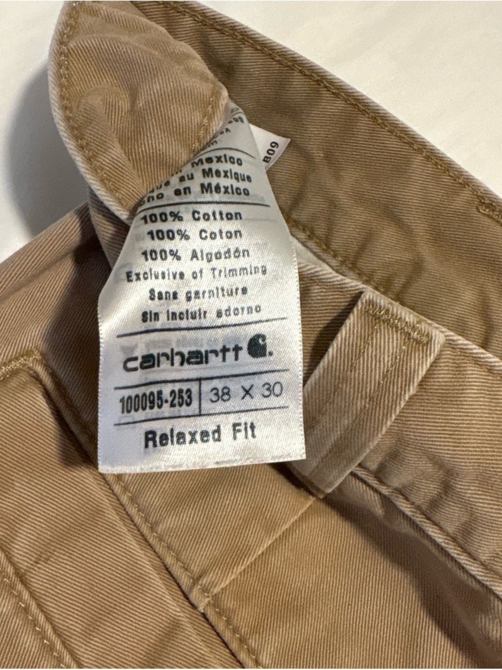 Carhartt Men's Relaxed Fit Chinos - Khaki Brown